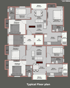 Project Image of 892.0 - 1297.0 Sq.ft 2 BHK Apartment for buy in MP Rue Radiale Ph 1