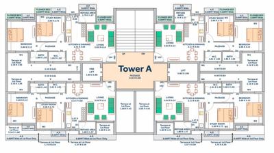 Project Image of 520.44 - 555.85 Sq.ft 2 BHK Apartment for buy in Raj Pusti Hills