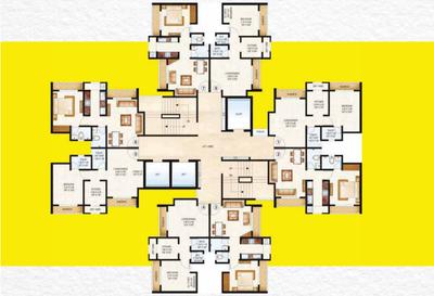 Project Image of 424.0 - 479.0 Sq.ft 1 BHK Apartment for buy in Raunak Raunak Bliss Phase A A3