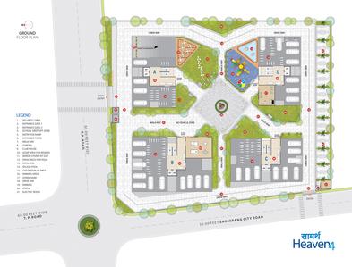 Project Image of 732.0 - 1102.4 Sq.ft 2 BHK Apartment for buy in Saamarth Heaven 4