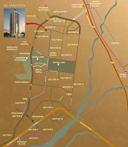 Project Image of 890.5 - 1150.0 Sq.ft 3 BHK Apartment for buy in Paradise Sai Aaradhya