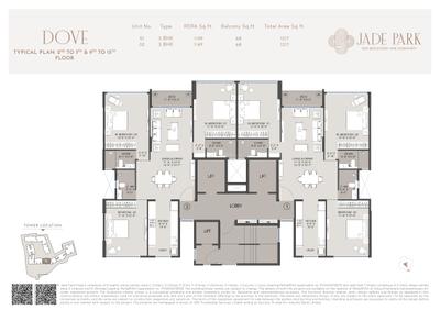 Project Image of 719.0 - 1970.0 Sq.ft 2 BHK Apartment for buy in Shreepati Jade Park