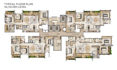 Project Image of 1620.95 - 1869.57 Sq.ft 3 BHK Apartment for buy in VBHC Aurora