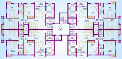 Project Image of 918.0 - 1296.0 Sq.ft 2 BHK Apartment for buy in Navins Brookfield