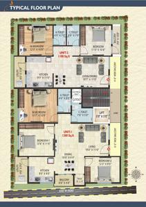Project Image of 875.0 - 1025.0 Sq.ft 2 BHK Apartment for buy in Sri Vinayaka Residency