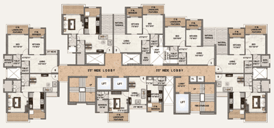 Project Image of 370.49 - 488.0 Sq.ft 1 BHK Apartment for buy in Parth Lakefront