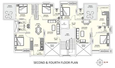 Project Image of 1005.0 - 1850.0 Sq.ft 2 BHK Apartment for buy in Akshay Infraventures Shiv Om Galaxy