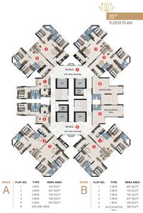 Project Image of 418.0 - 900.0 Sq.ft 1 BHK Apartment for buy in SD Crown