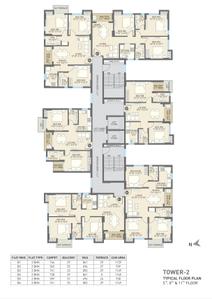 Project Image of 938.0 - 1185.0 Sq.ft 2 BHK Apartment for buy in Sachivaa Eshaana
