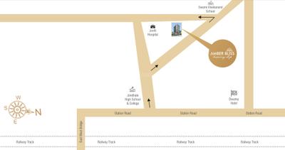 Project Image of 752.61 - 784.58 Sq.ft 2 BHK Apartment for buy in Amber Bliss