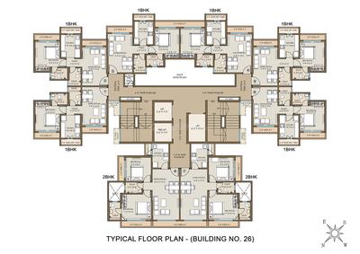 Project Image of 386.0 - 523.0 Sq.ft 1 BHK Apartment for buy in Mayfair Virar Gardens Building No 17 18 19 23A 26 27