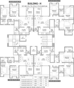 Project Image of 1100 Sq.ft 3 BHK Apartment / Flat for sale in Rahatani for Rs. 12500000