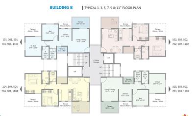 Project Image of 724.0 - 782.0 Sq.ft 3 BHK Apartment for buy in GT Mangal Vishwa Phase 2