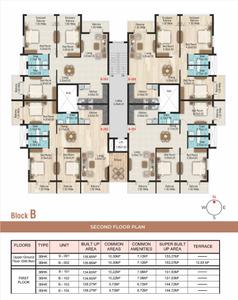 Project Image of 1243.0 - 1646.0 Sq.ft 1 BHK Apartment for buy in CV Darius Paradise Phase II