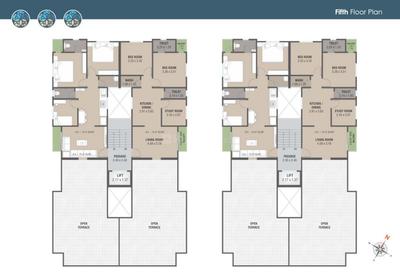 Project Image of 631.09 - 693.84 Sq.ft 2 BHK Apartment for buy in Thakar Vraj Villa Tower A And B