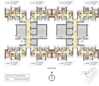 Project Image of 754 Sq.ft 2 BHK Apartment / Flat for sale in Kanjurmarg West for Rs. 21500000