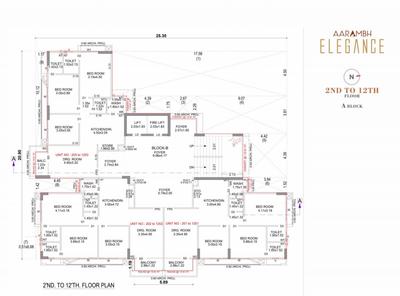 Project Image of 844.11 - 855.84 Sq.ft 3 BHK Apartment for buy in Vision Aarambh Elegance
