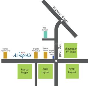 Project Image of 915.04 - 1216.32 Sq.ft 2 BHK Apartment for buy in Aakar Acropolis