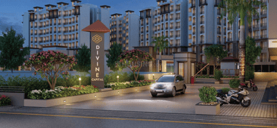 Project Image of 188.48 - 396.25 Sq.ft 1 RK Apartment for buy in Dharti Divine Capital Wing No B