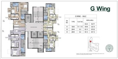 Project Image of 424.74 - 686.62 Sq.ft 1 BHK Apartment for buy in Shraddha Park City