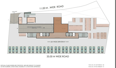 Project Image of 662.26 - 980.23 Sq.ft 2 BHK Apartment for buy in Pioneer The View