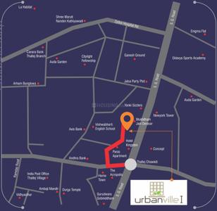 Project Image of 1248.08 - 1360.99 Sq.ft 3 BHK Apartment for buy in Om Aryaman Urbanville 1