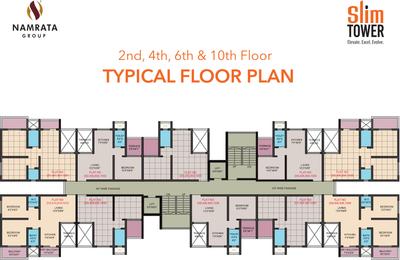 Project Image of 351.0 - 495.0 Sq.ft 1 BHK Apartment for buy in Namrata Ecocity 2