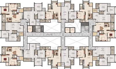 Project Image of 845 Sq.ft 2 BHK Apartment / Flat for sale in Charholi Budruk for Rs. 6100000