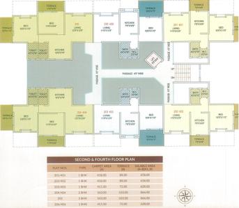 Project Image of 0.0 - 411.0 Sq.ft 1 BHK Apartment for buy in Sairaj Residency
