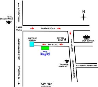 Project Image of 506.0 - 1090.0 Sq.ft 1 BHK Apartment for buy in VGK Blue Bell