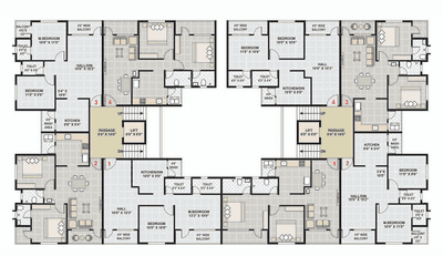 Project Image of 514.95 - 637.01 Sq.ft 2 BHK Apartment for buy in Star Aman Park