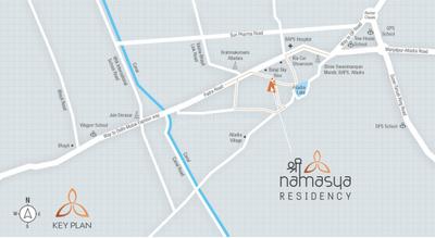 Project Image of 0.0 - 1070.0 Sq.ft 3 BHK Apartment for buy in Shree Namasya Residency