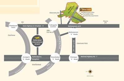 Project Image of 1525.0 - 2290.0 Sq.ft 3 BHK Apartment for buy in Ramky Golden Circle