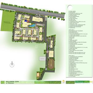 Project Image of 1555.0 - 1650.0 Sq.ft 3 BHK Apartment for buy in BSCPL Bollineni Zion