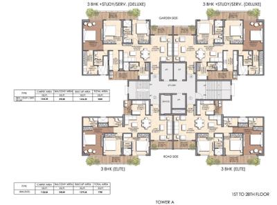 Project Image of 1700.0 - 6100.0 Sq.ft 3 BHK Apartment for buy in Prateek Canary