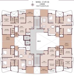 Project Image of 620 Sq.ft 1 BHK Apartment / Flat for sale in Dhanori for Rs. 4900000
