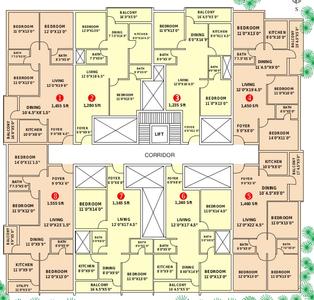 Project Image of 1165.0 - 1555.0 Sq.ft 2 BHK Apartment for buy in Laa Capitol