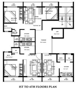Project Image of 222.92 - 432.0 Sq.ft 1 RK Apartment for buy in Jai Balaji
