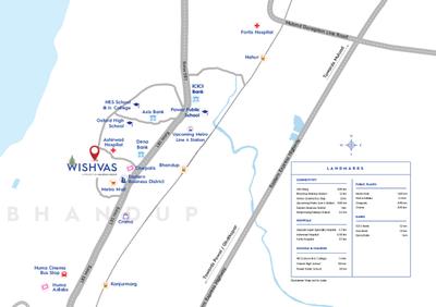 Project Image of 352.95 - 502.89 Sq.ft 1 BHK Apartment for buy in Aakaar Wishvas