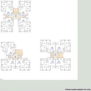 Project Image of 910.52 - 995.45 Sq.ft 3 BHK Apartment for buy in Laxmipati Estrella