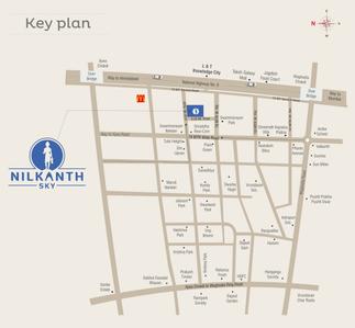 Project Image of 585.0 - 637.0 Sq.ft 2 BHK Apartment for buy in Pramukh Nilkanth Sky