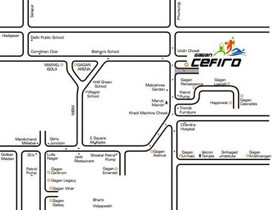 Project Image of 161.14 - 175.88 Sq.ft 1 RK Apartment for buy in Gagan Cefiro Phase 4