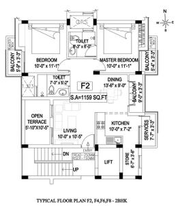 Project Image of 916.0 - 1340.0 Sq.ft 2 BHK Apartment for buy in Fomra Celebration