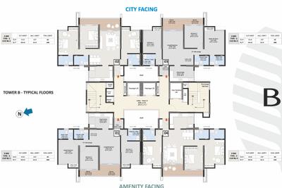 Project Image of 1090.6 - 1209.04 Sq.ft 3 BHK Apartment for buy in Bhandari 31 Palma Drive Phase 1