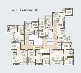 Project Image of 315.0 - 860.0 Sq.ft 1 RK Apartment for buy in Fortune Heights