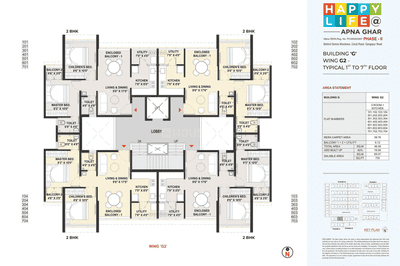 Project Image of 500.0 - 704.0 Sq.ft 2 BHK Apartment for buy in Samraat Apna Ghar Phase II