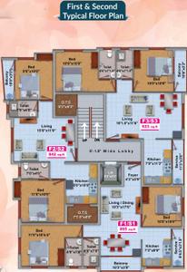Project Image of 842.0 - 1063.0 Sq.ft 2 BHK Apartment for buy in Kaveri Gardenia