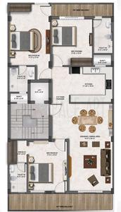 Project Image of 0.0 - 1800.0 Sq.ft 3 BHK Apartment for buy in Ashley Estate Floors 4