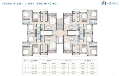 Project Image of 626.0 - 929.0 Sq.ft 2 BHK Apartment for buy in Agami Infinity Park