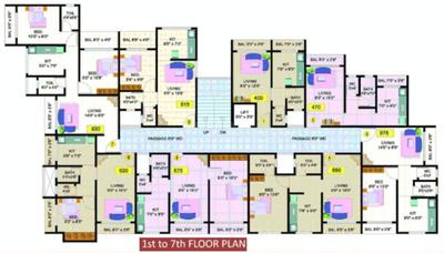 Project Image of 400.0 - 830.0 Sq.ft 1 RK Apartment for buy in Dhanashree Devyani Galaxy B Wing